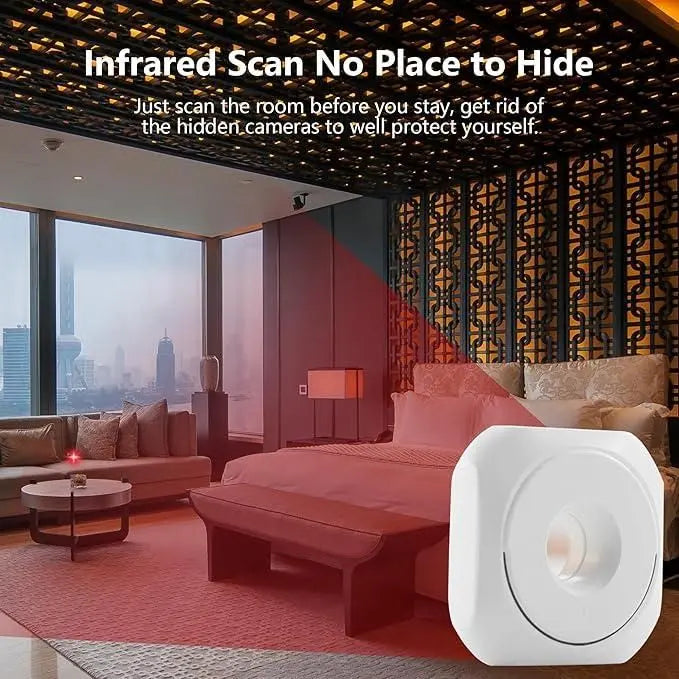 Mini Spy Camera Detector – Portable Anti-Surveillance Device GearNexa