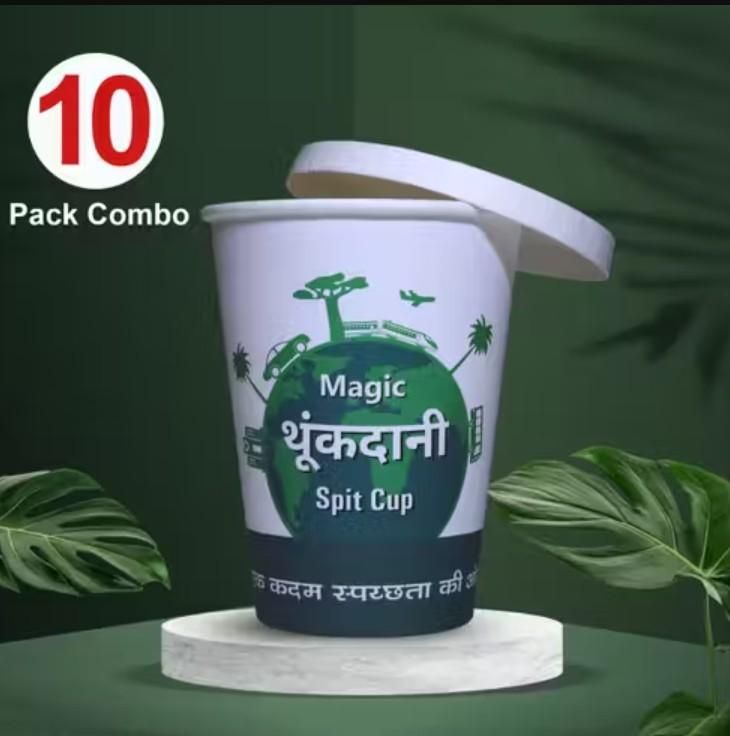 Magic Disposable Spit Cup – Liquid Solidifier for Home, Office & Travel (10 Pack)