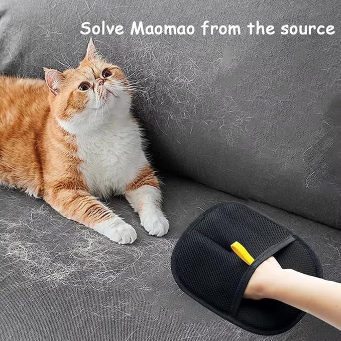 Pet Hair Removal Glove – Double-Sided Grooming & Shedding Mitt