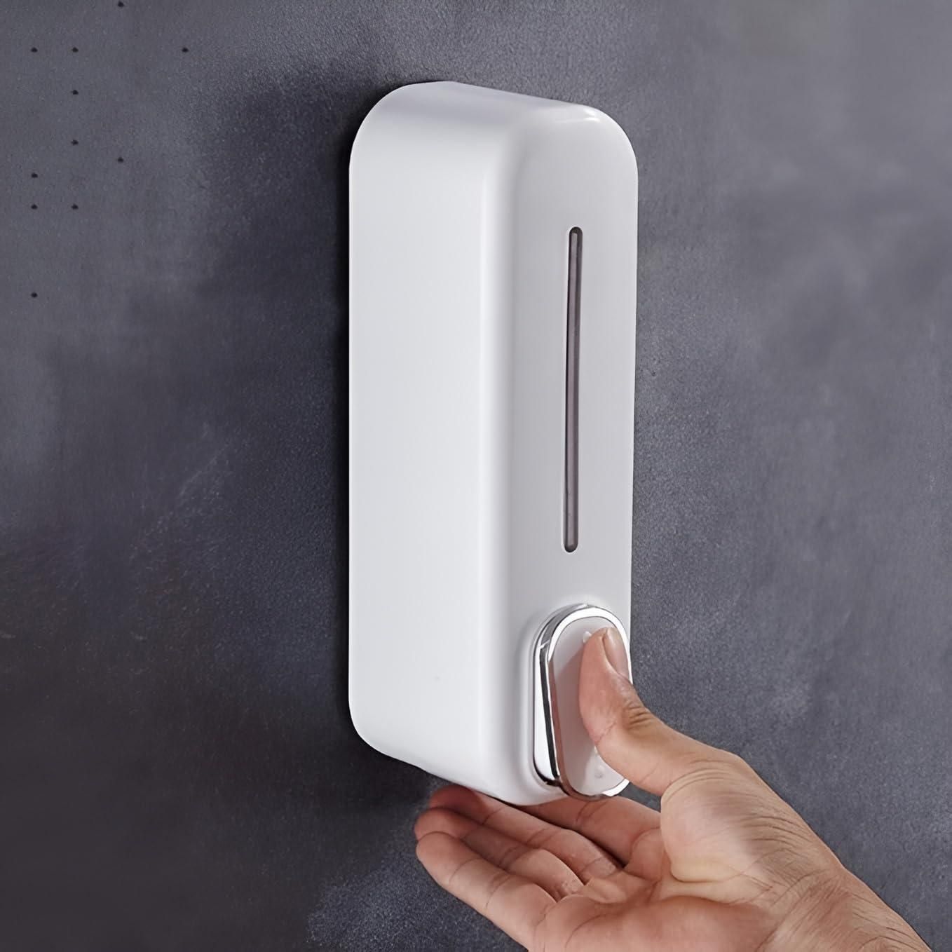 Wall-Mounted Manual Soap Dispenser – Refillable & Space-Saving GearNexa
