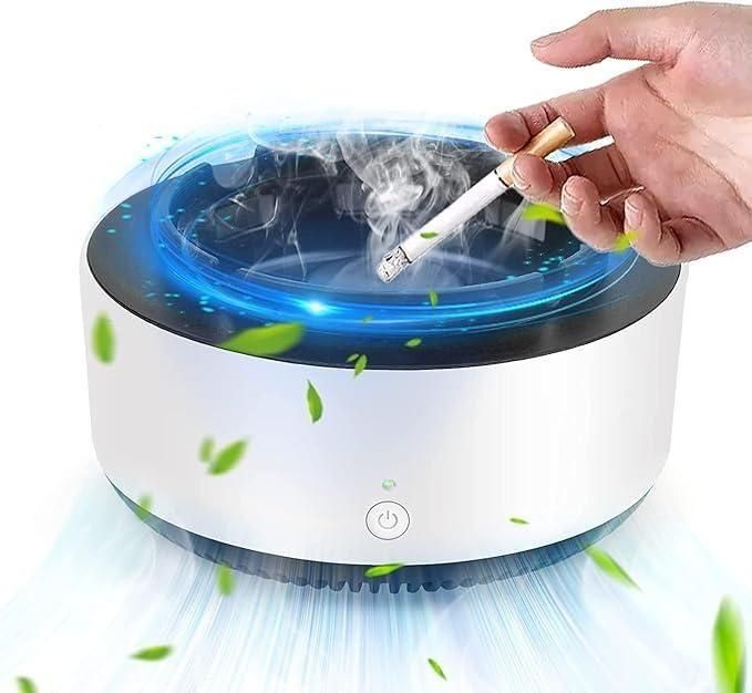 Smokeless Ashtray with Air Filter – Indoor Air Purifier for Smoke GearNexa