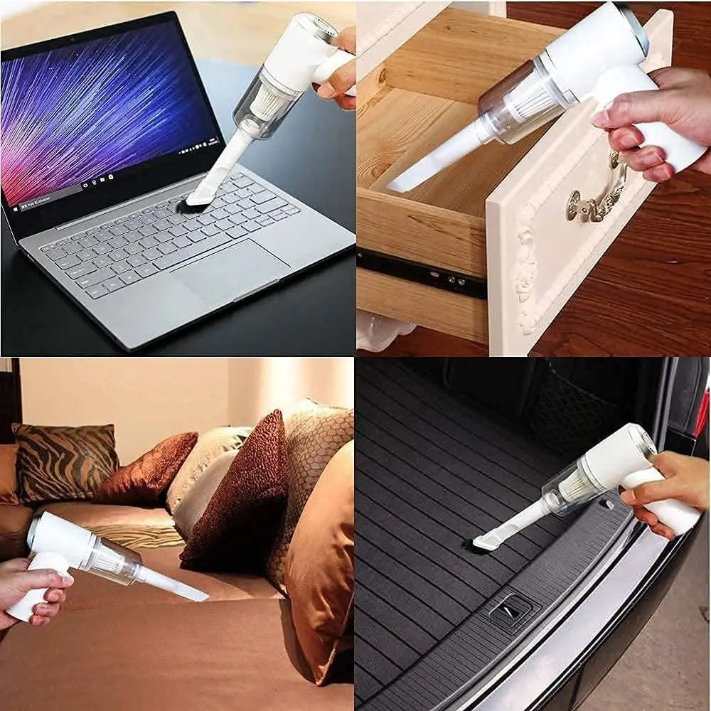 Ultimate 2-in-1 Wireless Air Duster & Mini Vacuum Cleaner – Powerful, Portable & Rechargeable GearNexa