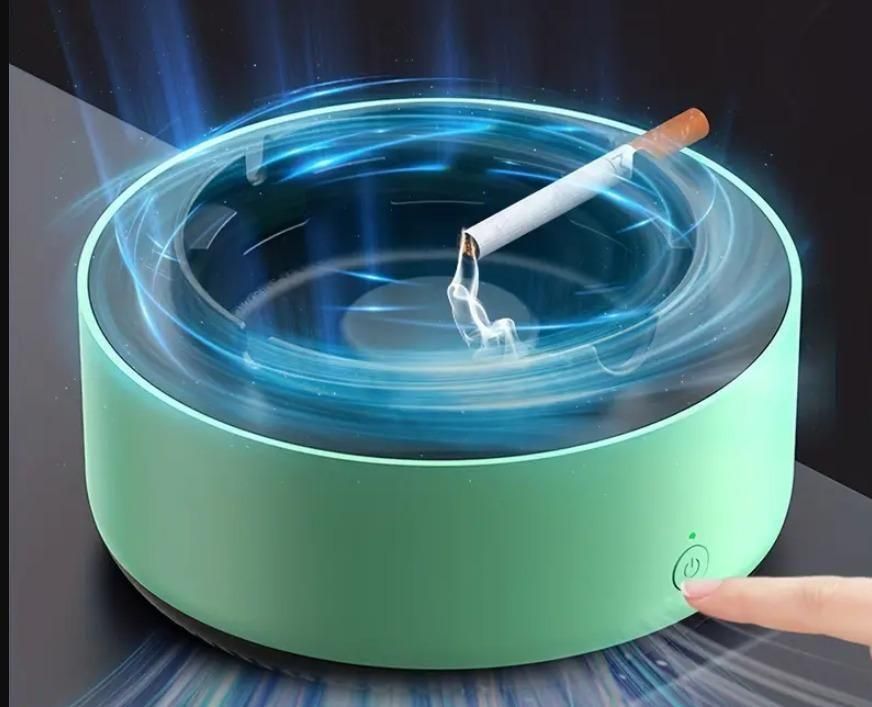 Smokeless Ashtray with Air Filter – Indoor Air Purifier for Smoke GearNexa