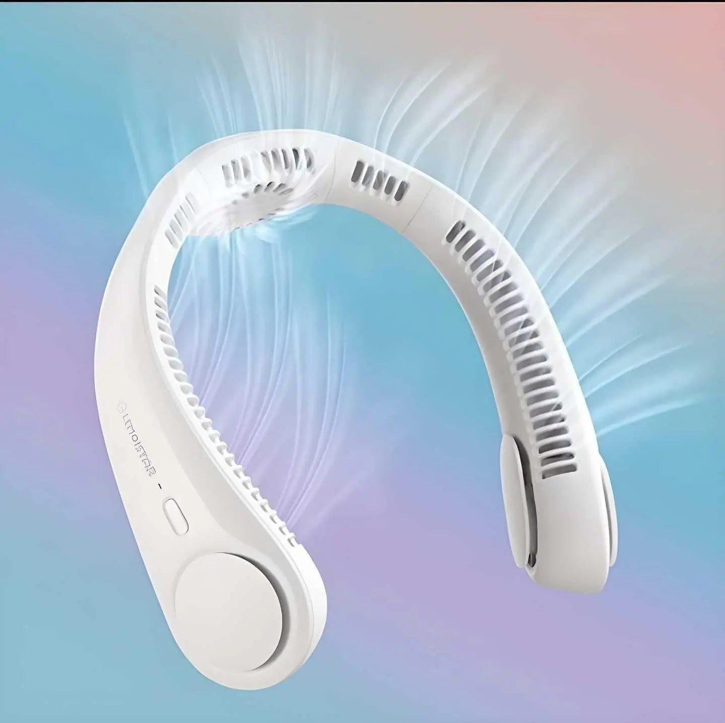Stay Cool Anywhere with the Portable Bladeless Neck Fan – Rechargeable & Hands-Free! GearNexa