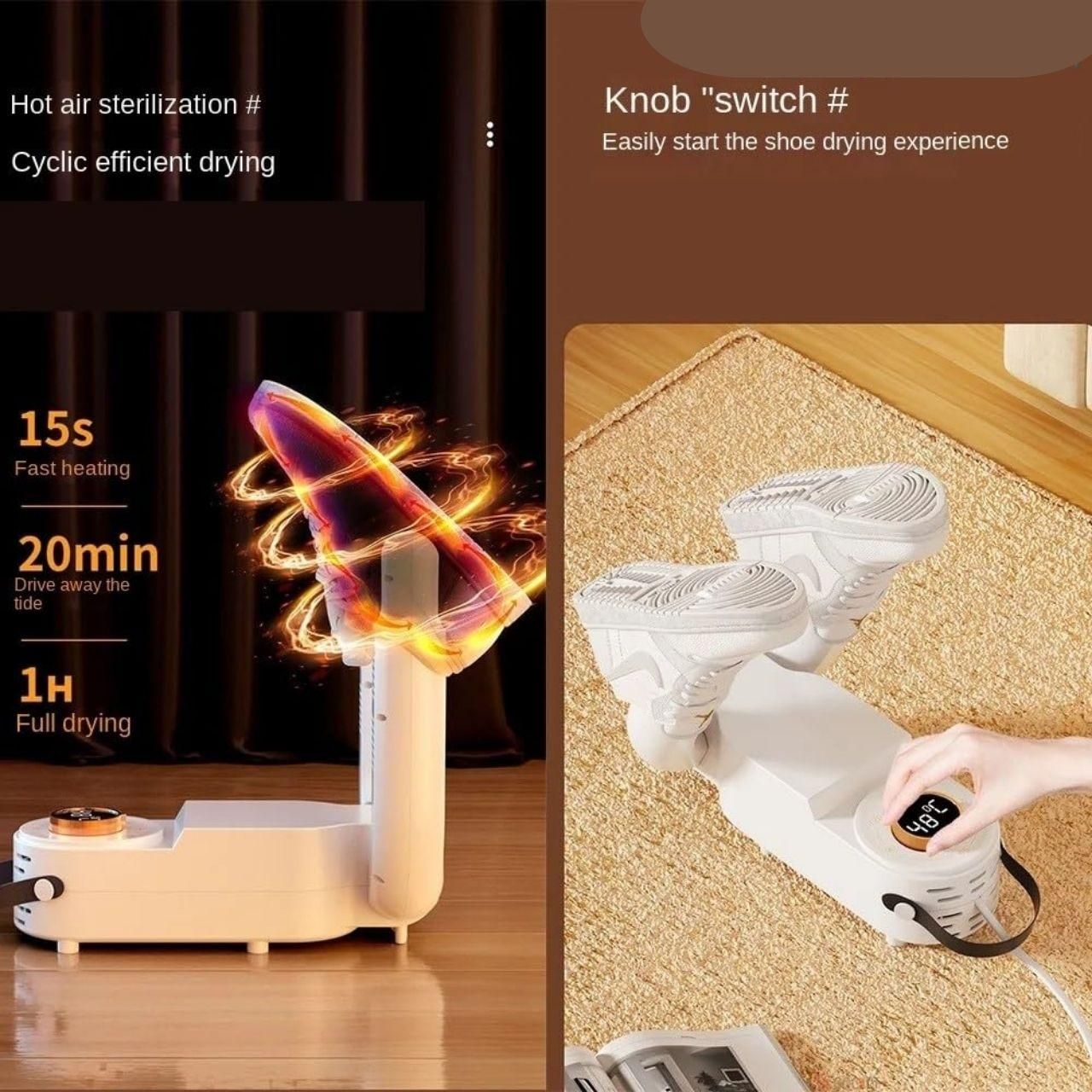 Electric Shoe Dryer – Quick Drying, Deodorizer & Boot Warmer