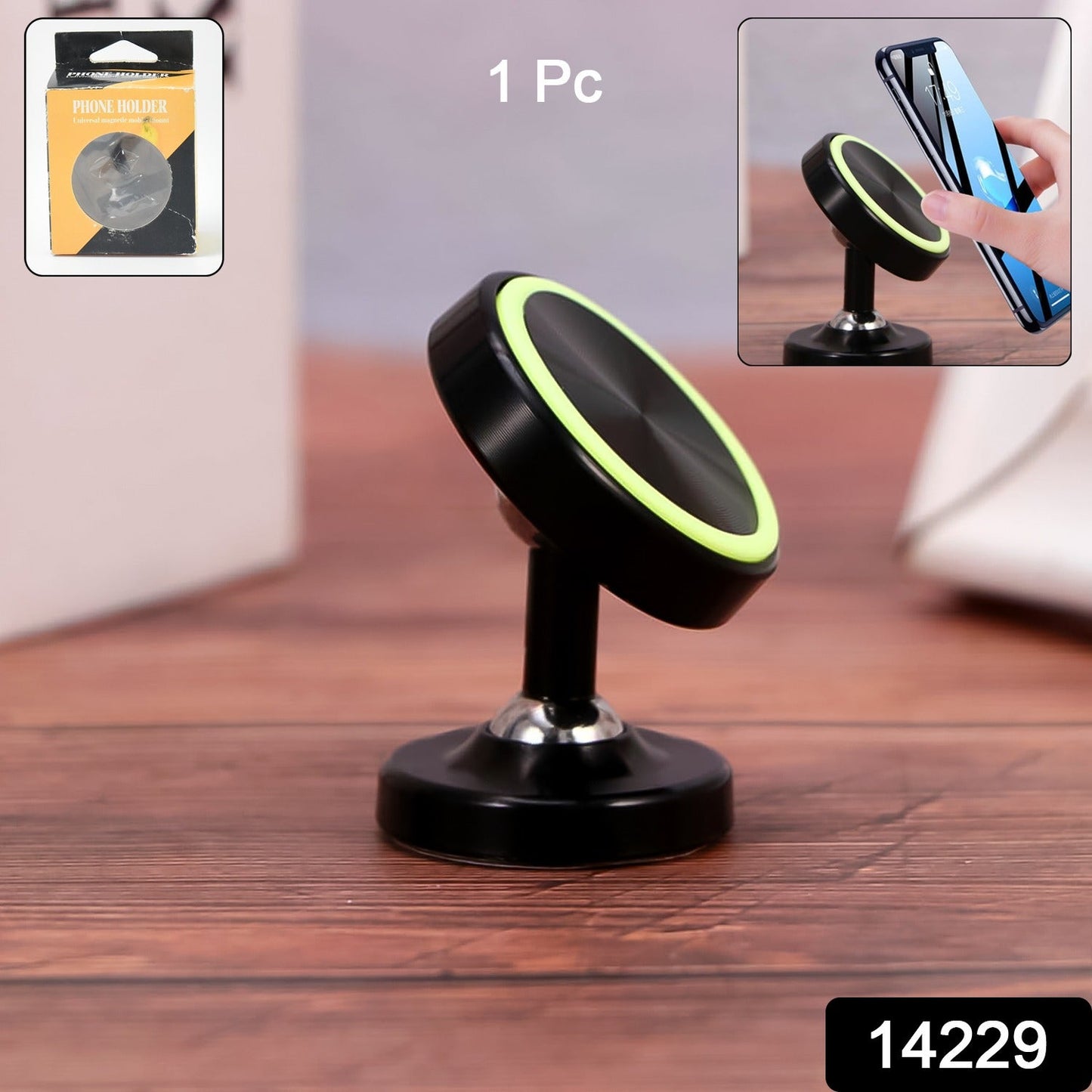 360° Magnetic Phone Holder Stand, Car & Desk Mount for All Phones GearNexa