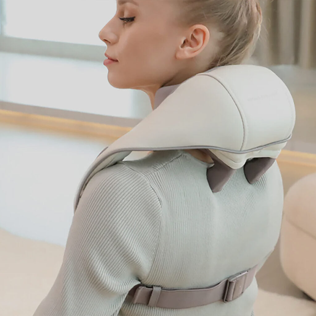 Rechargeable Neck & Shoulder Massager – Heat, Vibration & Deep Tissue
