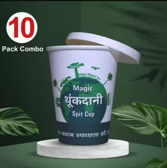 Magic Disposable Spit Cup – Liquid Solidifier for Home, Office & Travel (10 Pack)