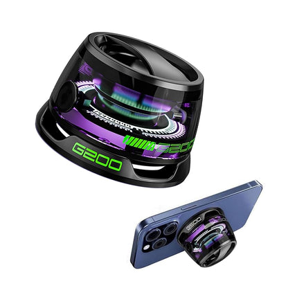 G200 Mini Bluetooth Speaker – RGB Lights & Magnetic Base