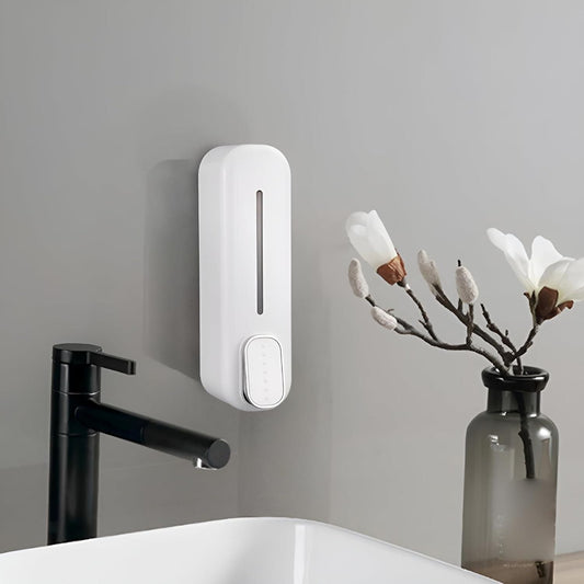 Wall-Mounted Manual Soap Dispenser – Refillable & Space-Saving GearNexa