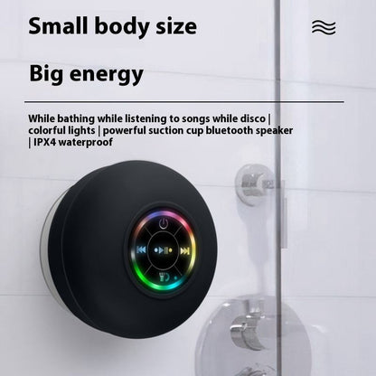 Waterproof Bluetooth Speaker with Suction Cup – Portable & Loud